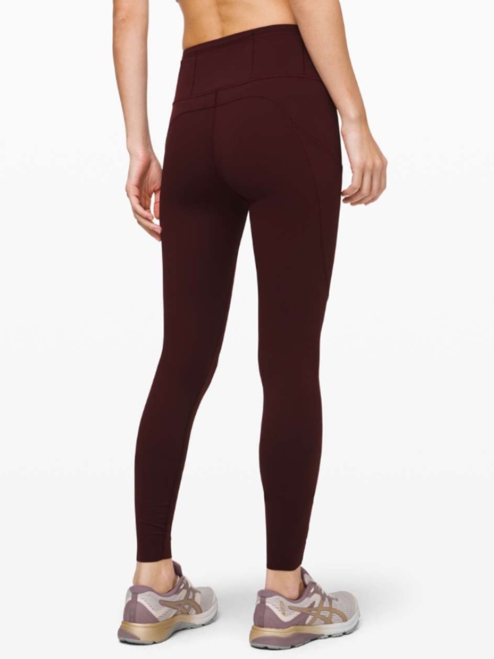 Lululemon Fast and Free High-Rise Tight 28" *Non-Reflective Brushed Nulux Garnet